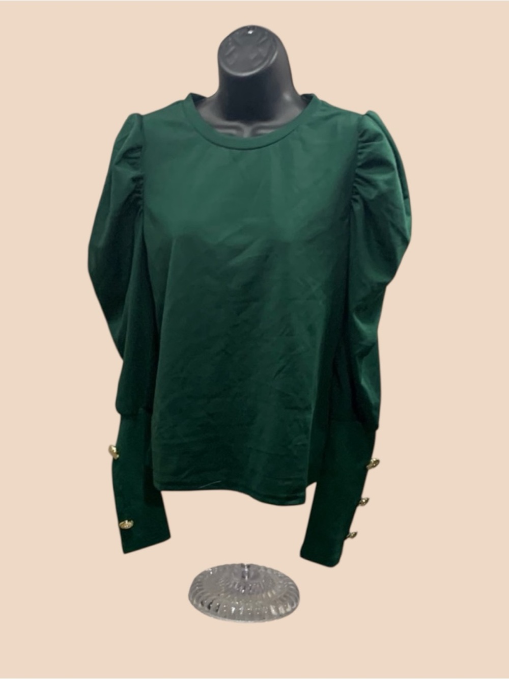 Elegant Green Women's Top